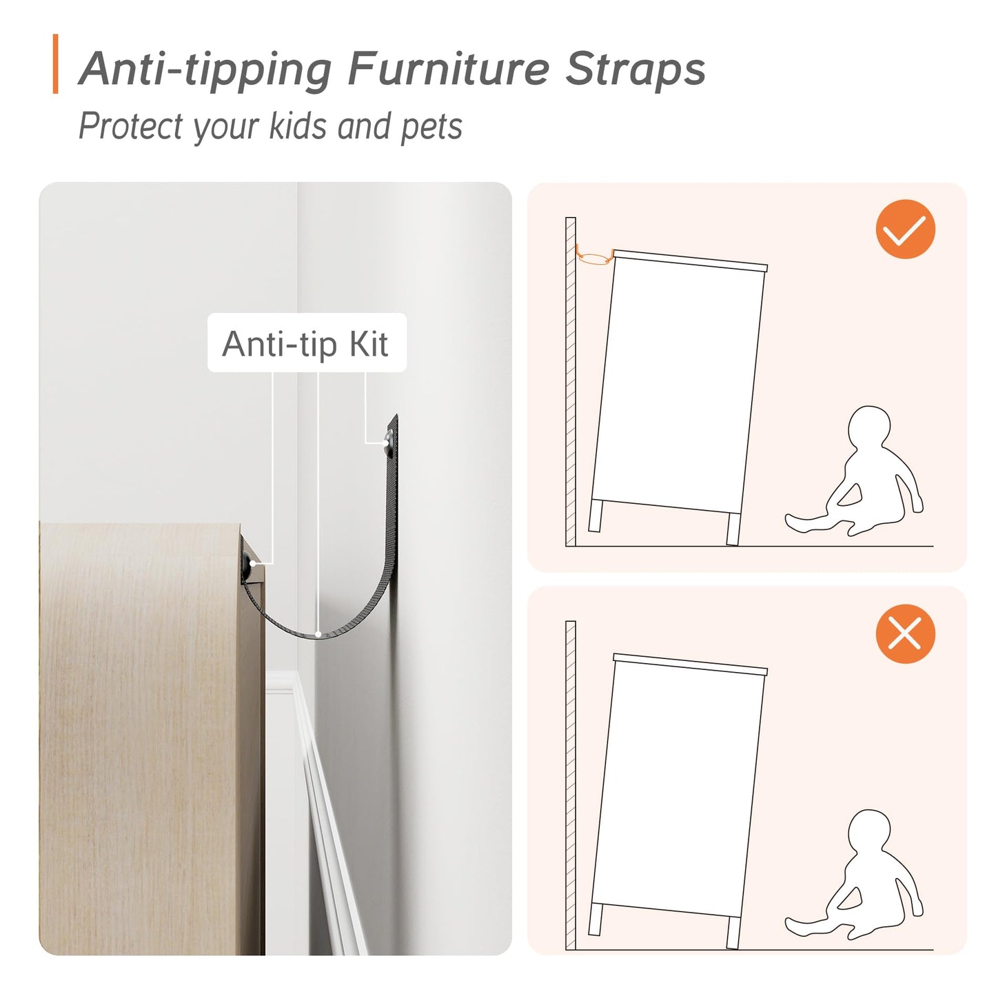 63" Large Curved Buffet Sideboard Cabinet with 4 Doors, Modern Coffee Bar and Wine Bar Storage for Dining Room, Living Room, or Kitchen, Light Oak