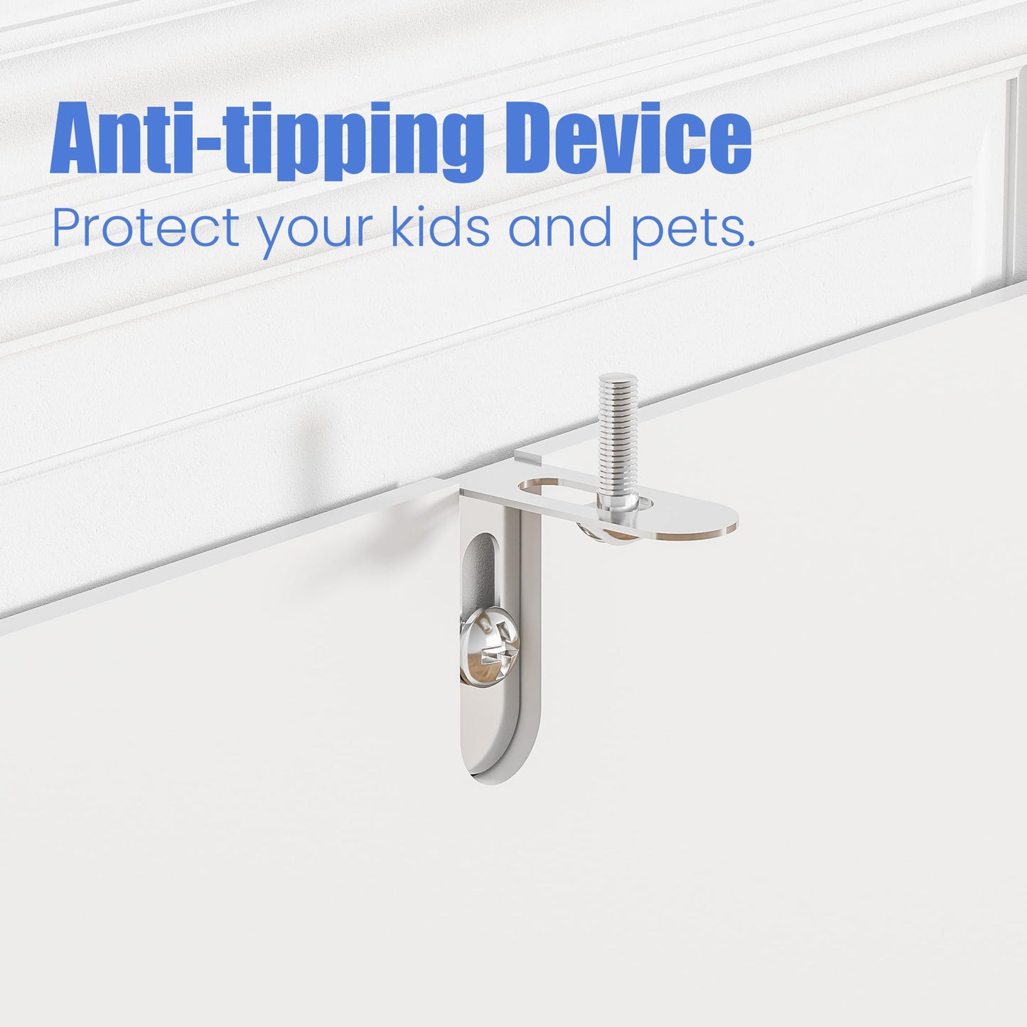 Buffet Cabinet with 2 Doors and Adjustable Shelf, Modern Kitchen Sideboard Coffee Bar for Living Room or Kitchen, White