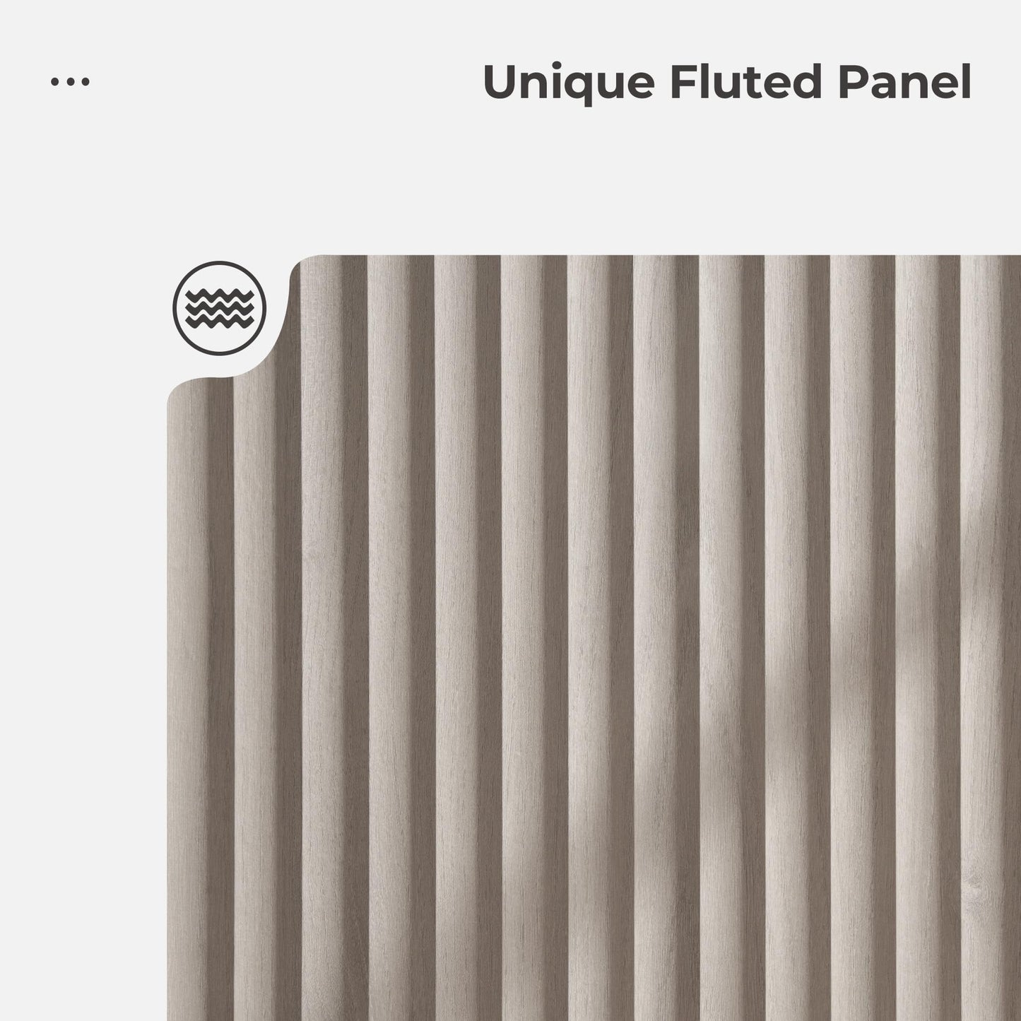 SICOTAS 66.3" Fluted Buffet Cabinet with Storage, Modern Sideboard with 4 Doors, Wide Credenza Buffet Table Media Console Cabinet for Entryway, Kitchen, Dining Room, Living Room, or Hallway